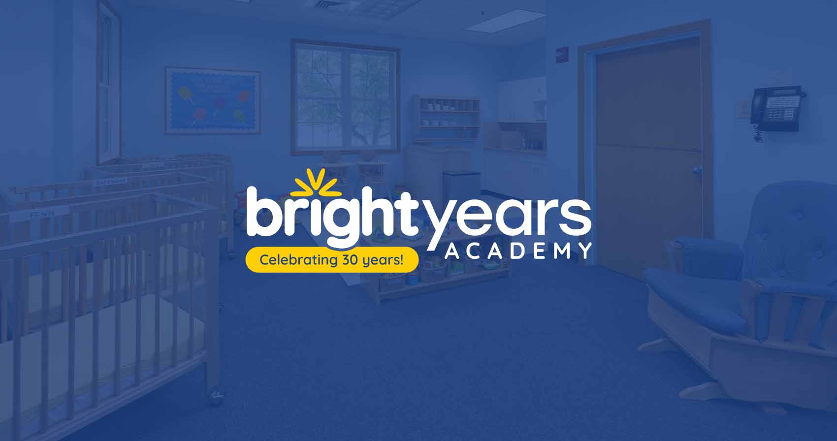 Bright Years Academy 30 year logo