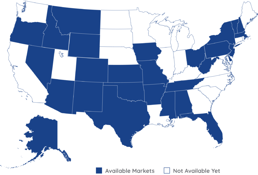 Bright Years Academy Markets Map